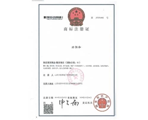 商標(biāo)注冊(cè)證（國(guó)際分類：11）